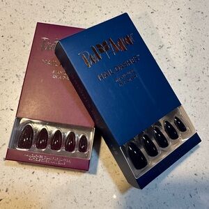 2, NIB medium length, pointy shape, press on nails by Red Aspen.